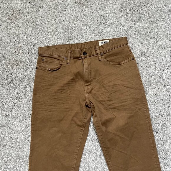 NWOT Todd Snyder SLIM FIT 5-POCKET CHINO Denim Jeans Mens 36x32 Caramel - Picture 3 of 10